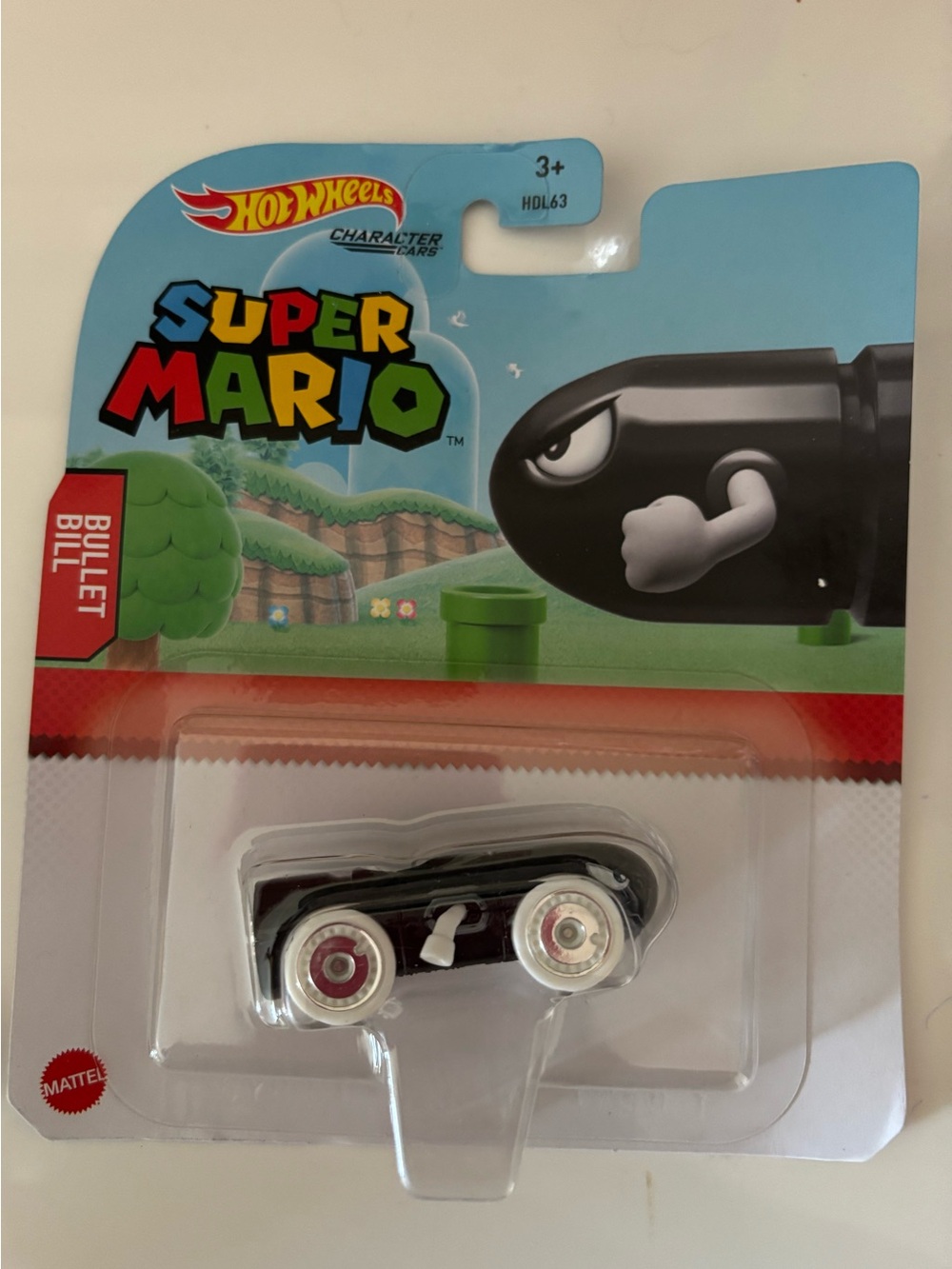 Hot Wheels Super Mario Bullet Bill Die-Cast Car - Black